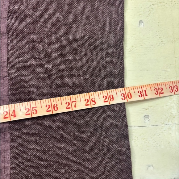 Chrysalis For Pua Linen Maxi Skirt Drawstring Ruched Size Small Nepal Purple - Picture 8 of 8